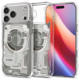 Titano spalvos zero one dėklas Apple Iphone 17 Pro Max "Spigen Ultra Hybrid Mag Magsafe"
