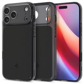 Juodas matinis dėklas telefonui Apple Iphone 17 Pro Max "Spigen Ultra Hybrid T Mag Magsafe"