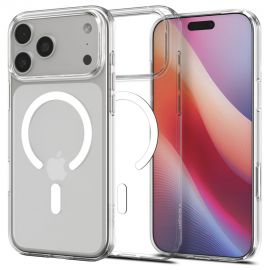 Skaidrus-baltas dėklas Apple Iphone 17 Pro Max "Spigen Liquid Crystal Mag Magsafe"