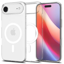 Skaidrus-baltas dėklas Apple Iphone Air "Spigen Liquid Crystal Mag Magsafe"