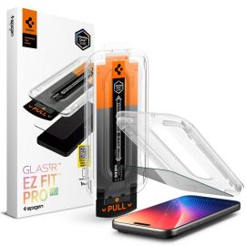 Privatumo apsauginis ekrano stikliukas Apple Iphone 16 Pro / 17 / 17 Pro "Spigen Glass Tr Ez Fit Pro Privacy"
