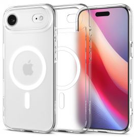 Baltas frost dėklas Apple Iphone Air "Spigen Ultra Hybrid Mag Magsafe"
