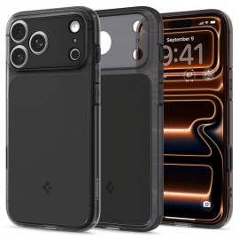 Juodas matinis dėklas telefonui Apple Iphone 17 Pro "Spigen Ultra Hybrid T Mag Magsafe"