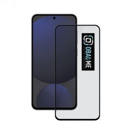 Juodas apsauginis ekrano stikliukas Samsung Galaxy S24 FE / S25 FE "OBAL:ME 5D Glass Screen Protector"