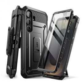 Juodas dėklas Samsung Galaxy S25 FE "Supcase Unicorn Beetle Pro"