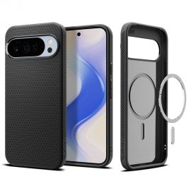 Juodas matinis dėklas Google Pixel 10 Pro XL "Spigen Liquid Air Mag Magsafe"