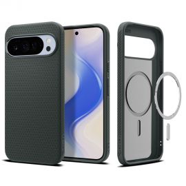 Žalias dėklas Google Pixel 10 Pro XL "Spigen Liquid Air Mag Magsafe"