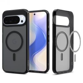 Juodas frost dėklas Google Pixel 10 Pro XL "Spigen Ultra Hybrid Mag Magsafe"