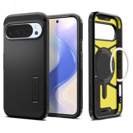 Juodas dėklas Google Pixel 10 Pro XL "Spigen Tough Armor Magsafe"