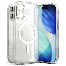 Skaidrus matinis dėklas Apple Iphone 17 "Ringke Fusion Magnetic Magsafe"