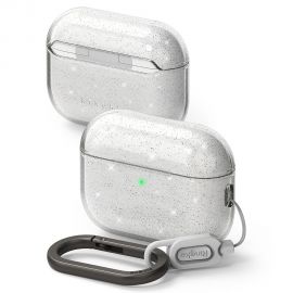 Skaidrus blizgantis dėklas Apple Airpods Pro 3 "Ringke Air"