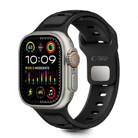 Juoda apyrankė Apple Watch 8 / 9 / 10 / 11 / SE / ULTRA (44 / 45 / 46 / 49 MM) "Tech-Protect Iconband Line"