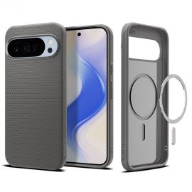 Pilkas dėklas Google Pixel 10 Pro XL "Spigen Liquid Air Mag Magsafe"