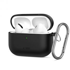 Juodas dėklas Apple Airpods Pro 3 "Tech-Protect Silicone Hook"