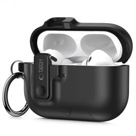 Juodas dėklas Apple Airpods Pro 3 "Tech-Protect Slim Hook"