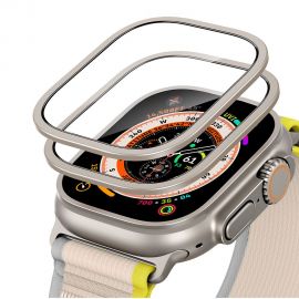 Titano apsauginis ekrano stikliukas Apple Wacth Ultra 1 / 2 / 3 (49 MM) "ESR ARMORITE TEMPERED GLASS 2-PACK"