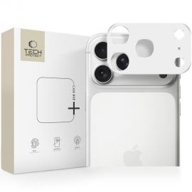Sidabrinė galinės kameros apsauga Apple Iphone 17 Pro "Tech-Protect Camalloy Fit+"