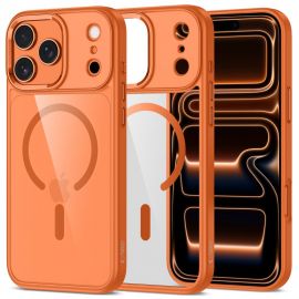 Oranžinis-skaidrus dėklas Apple Iphone 17 Pro "Tech-Protect Magmat Magsafe"