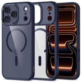 Tamsiai mėlynas-skaidrus dėklas Apple Iphone 17 Pro "Tech-Protect Magmat Magsafe"