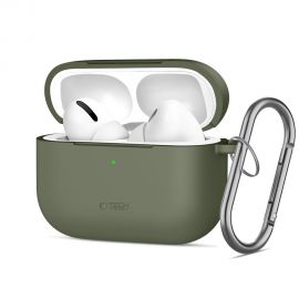 Olive dėklas Apple Airpods Pro 3 "Tech-Protect Silicone Hook"
