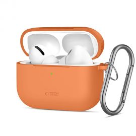 Oranžinis dėklas Apple Airpods Pro 3 "Tech-Protect Silicone Hook"
