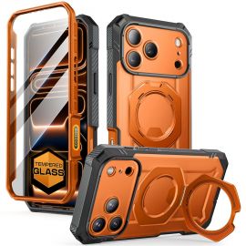 Oranžinis dėklas Apple Iphone 17 Pro Max "Supcase UB Grip Pro Mag Magsafe"