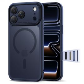 Tamsiai mėlynas dėklas Apple Iphone 17 Pro Max "Tech-Protect Magpeak Magsafe CC"
