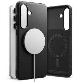 Juodas dėklas Samsung Galaxy S25 FE "Ringke Onyx Magnetic Magsafe"