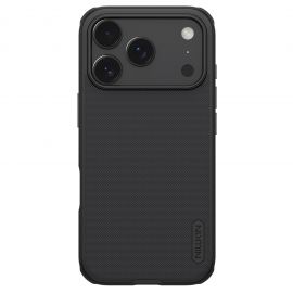 Juodas plastikinis dėklas Apple iPhone 17 Pro Max "Nillkin Super Frosted Shield"