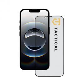 Juodas apsauginis ekrano stikliuklas Apple Iphone 13 / 13 Pro / 14 / 16e "Tactical Glass Shield Privacy Stealth 5D"