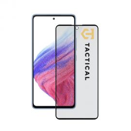 Juodas apsauginis ekrano stikliuklas Samsung Galaxy A52/A52 5G/A52s 5G/A53 5G "Tactical Glass Shield Privacy Stealth 5D"