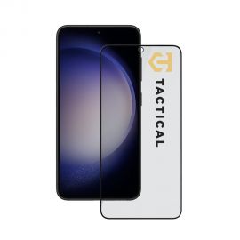 Juodas apsauginis ekrano stikliuklas Samsung Galaxy S23 "Tactical Glass Shield Privacy Stealth 5D"