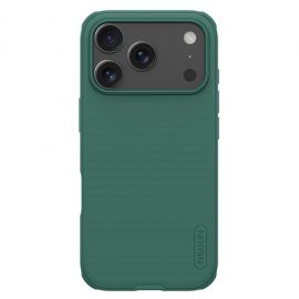 Tamsiai žalias plastikinis dėklas Apple iPhone 17 Pro Max "Nillkin Frosted Shield"