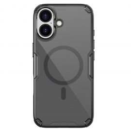 Skaidrus-juodas dėklas Nillkin Nature TPU PRO Magnetic telefonui Apple iPhone 17