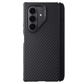 Juodas dėklas Samsung Galaxy Z fold 7 "Nillkin Synthetic Fiber PRO Magnetic Hard"