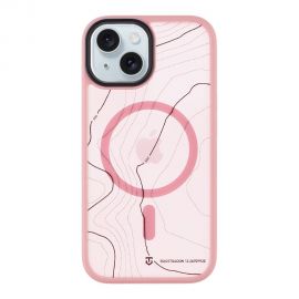 Rožinis dėklas Apple Iphone 15 "Tactical MagForce Hyperstealth Sika"