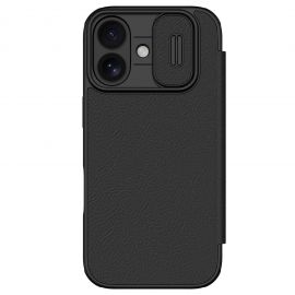 Juodas atverčiamas dėklas Apple iPhone 17 "Nillkin Qin Pro Book"