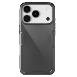 Skaidrus-juodas dėklas Nillkin Nature TPU PRO telefonui Apple iPhone 17 Pro