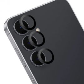 Titano juodas apsauginis stiklas galiniai kamerai Samsung Galaxy S25 FE "OBAL:ME Lens Protector"