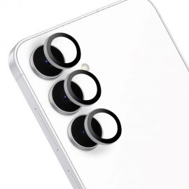 Titano sidbrinis apsauginis stiklas galiniai kamerai Samsung Galaxy S25 FE "OBAL:ME Lens Protector"