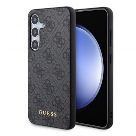 Juodas originalus dėklas Guess 4G telefonui Samsung Galaxy S24