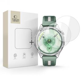 Skaidrus apsauginis stiklas Huawei Watch GT 6 (46 MM) "TECH-PROTECT GLASS FIT+ 2-PACK"