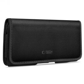 Juodas universalus telefono dėklas "TECH-PROTECT SM90 UNIVERSAL PHONE HOLSTER POUCH 5.8-6.8 INCH"