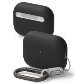 Juodas dėklas Apple Airpods Pro 3 "Ringke Silicone"