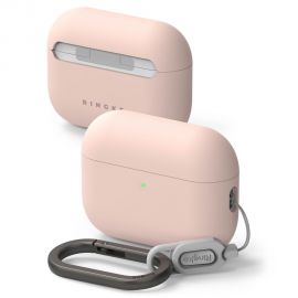 Rausvas dėklas Apple Airpods Pro 3 "Ringke Silicone"