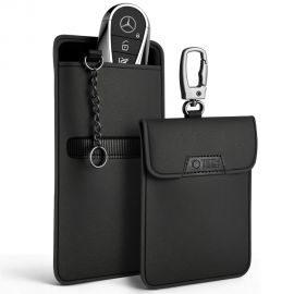 Juodas dėklas "TECH-PROTECT KLR400 POUCH KEYLESS RFID SIGNAL BLOCKER CASE"