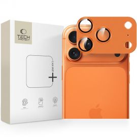 Oranžinė galinės kameros apsauga Apple Iphone 17 Pro "Tech-Protect Camfull Fit+"