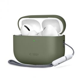 Olive dėklas Apple Airpods Pro 3 "Tech-Protect Silicone"