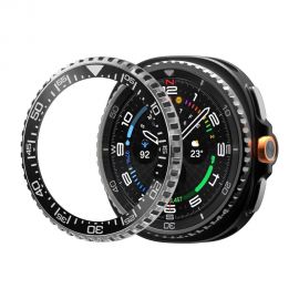 Juodas  dėklas Samsung Galaxy Watch 8 Classic (46 MM) "SPIGEN BEZEL TUNE PRO DIVER"