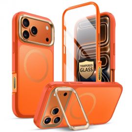 Oranžinis dėklas Apple Iphone 17 Pro Max "Supcase Iblsn Ares Flip MAg Magsafe"